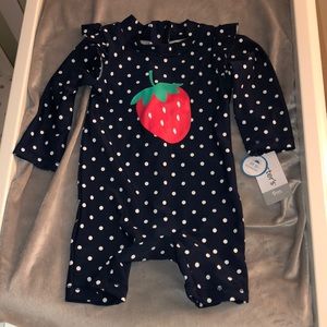 NWT Carter’s Baby Girl Rashguard Swimsuit